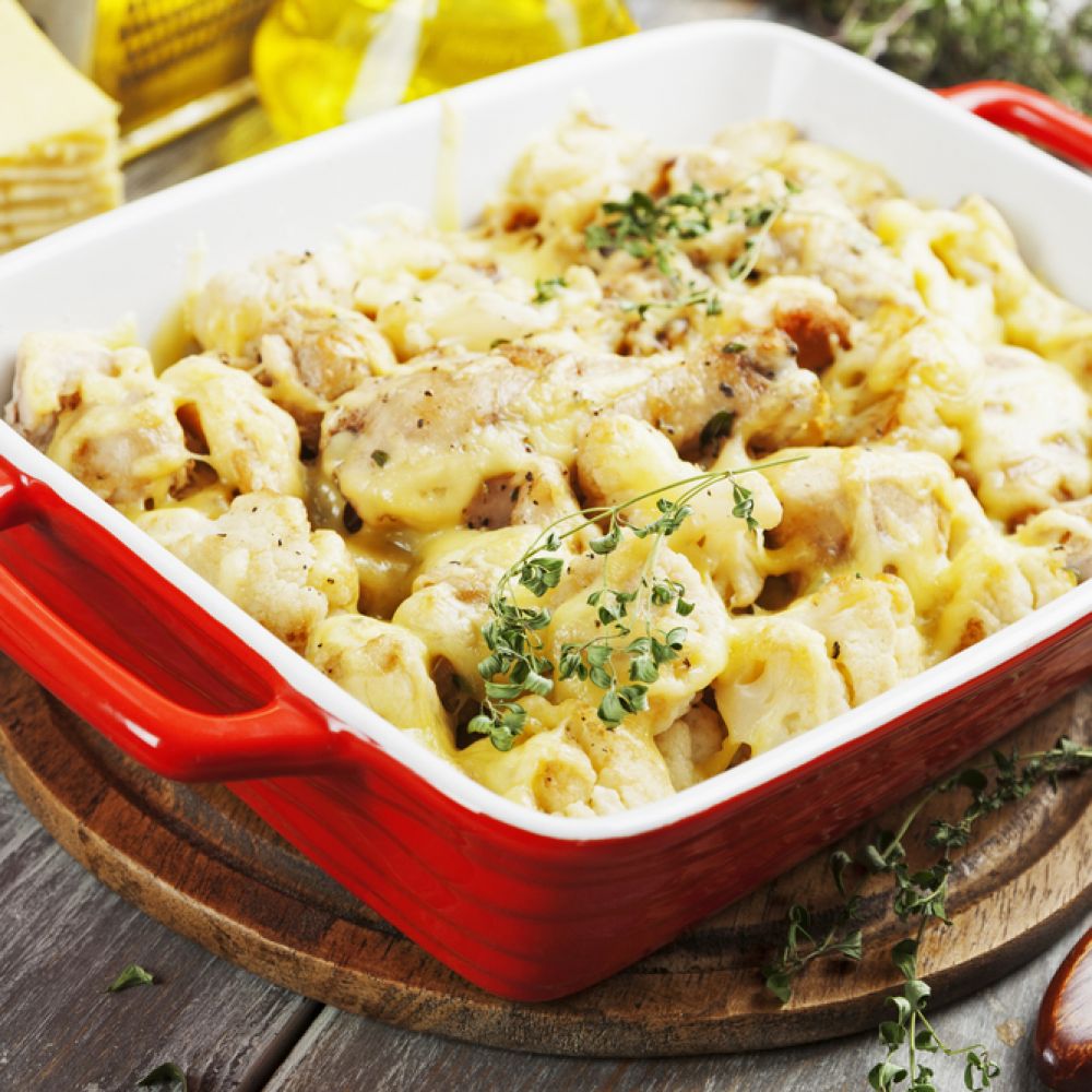 Creamy Chicken Cauliflower Casserole