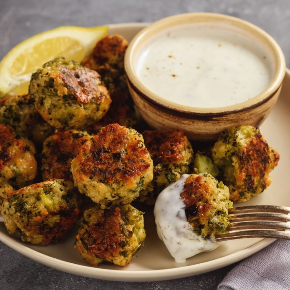 Broccoli and Feta Balls