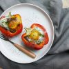 Stuffed Bell Pepper with Eggs