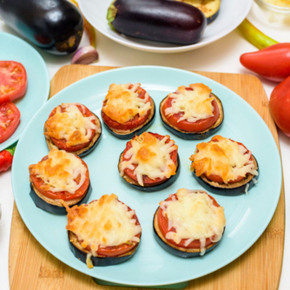 Mozzarella, Eggplant and Tomato Bake