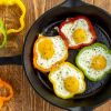 Bell Pepper Rings with Mozzarella