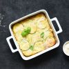 Courgette Gratin with Cheddar Cheese