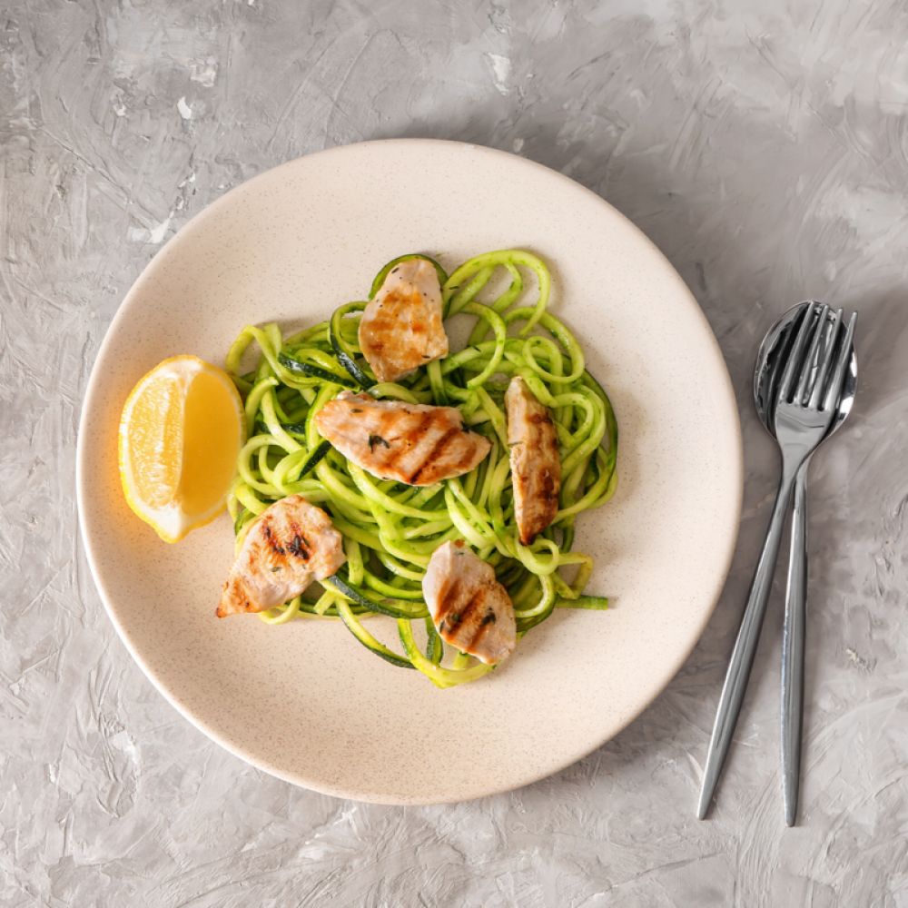 Courgette Noodles with Chicken