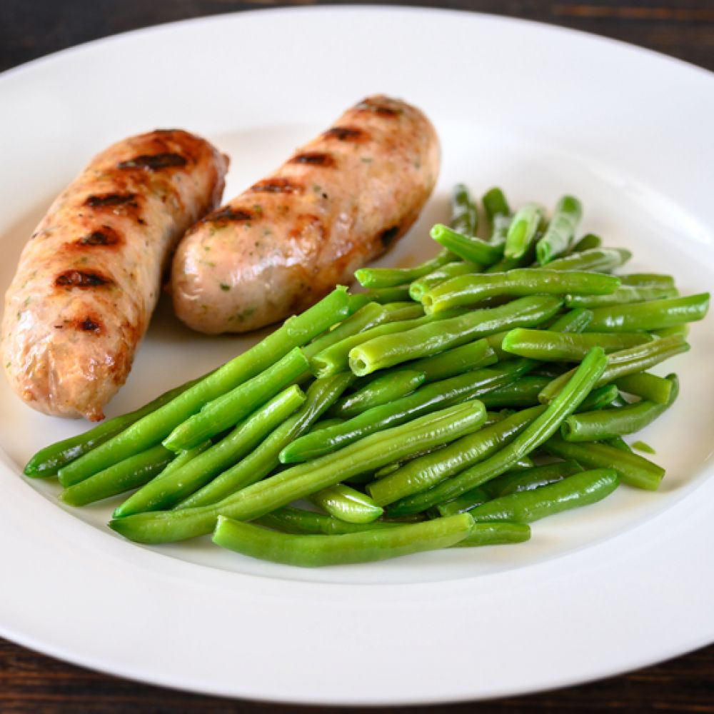 Italian Sausage with Green Beans