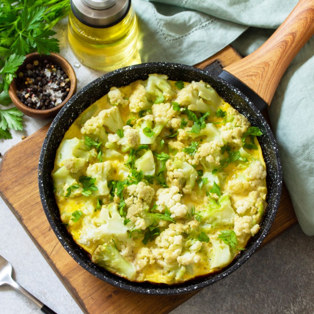 Omelette with Cauliflower