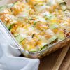 Creamy Alfredo Courgette Rolls