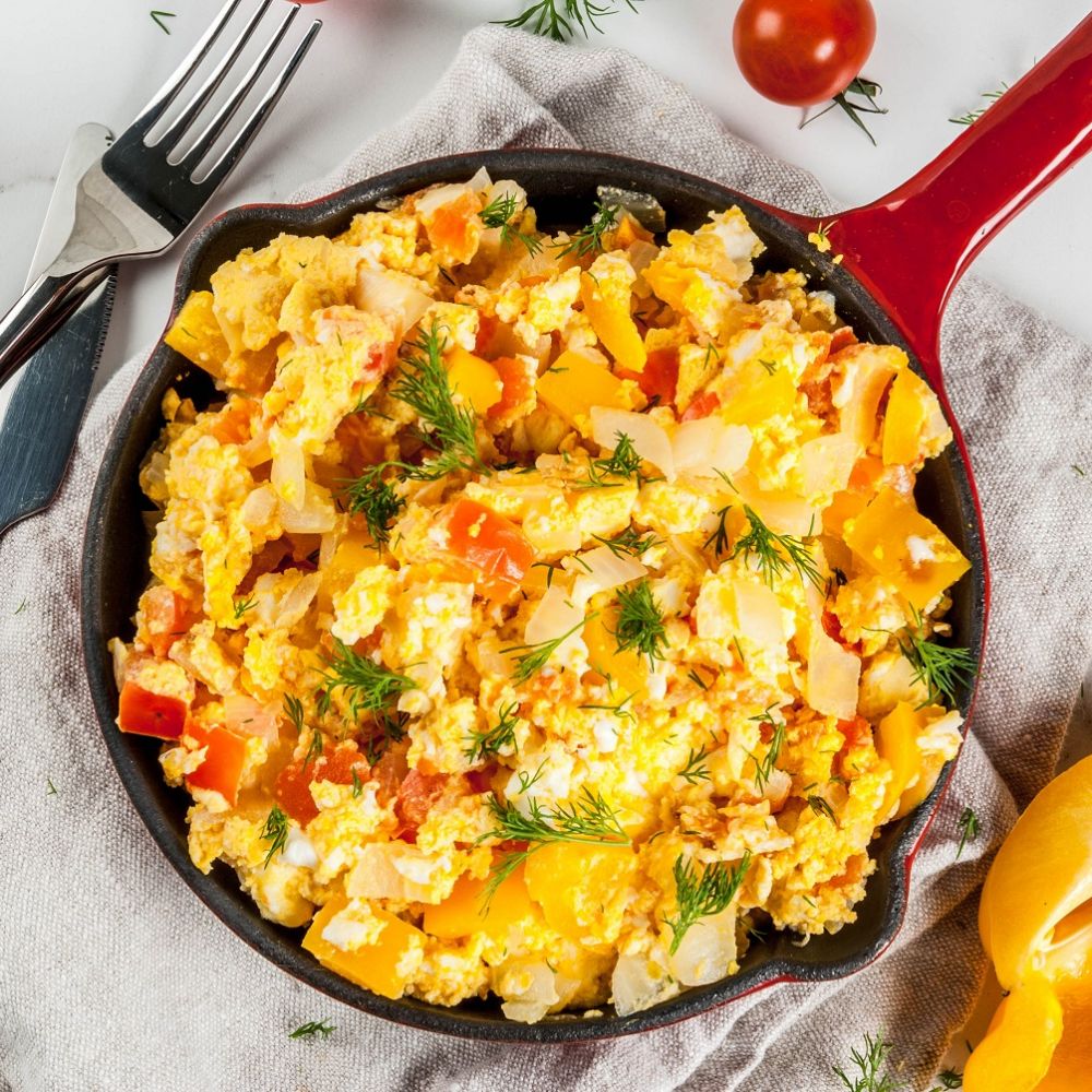 Egg & Tomato Scramble