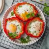 Bell Pepper with Pork and Egg