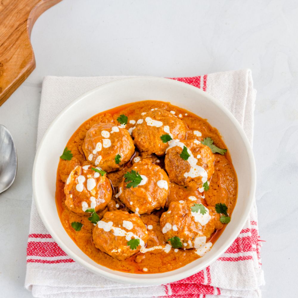 Chicken Meatballs with Sauce