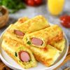 Egg Roll with Pork Sausage