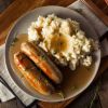 Sausage with Cauliflower Ricotta Mash