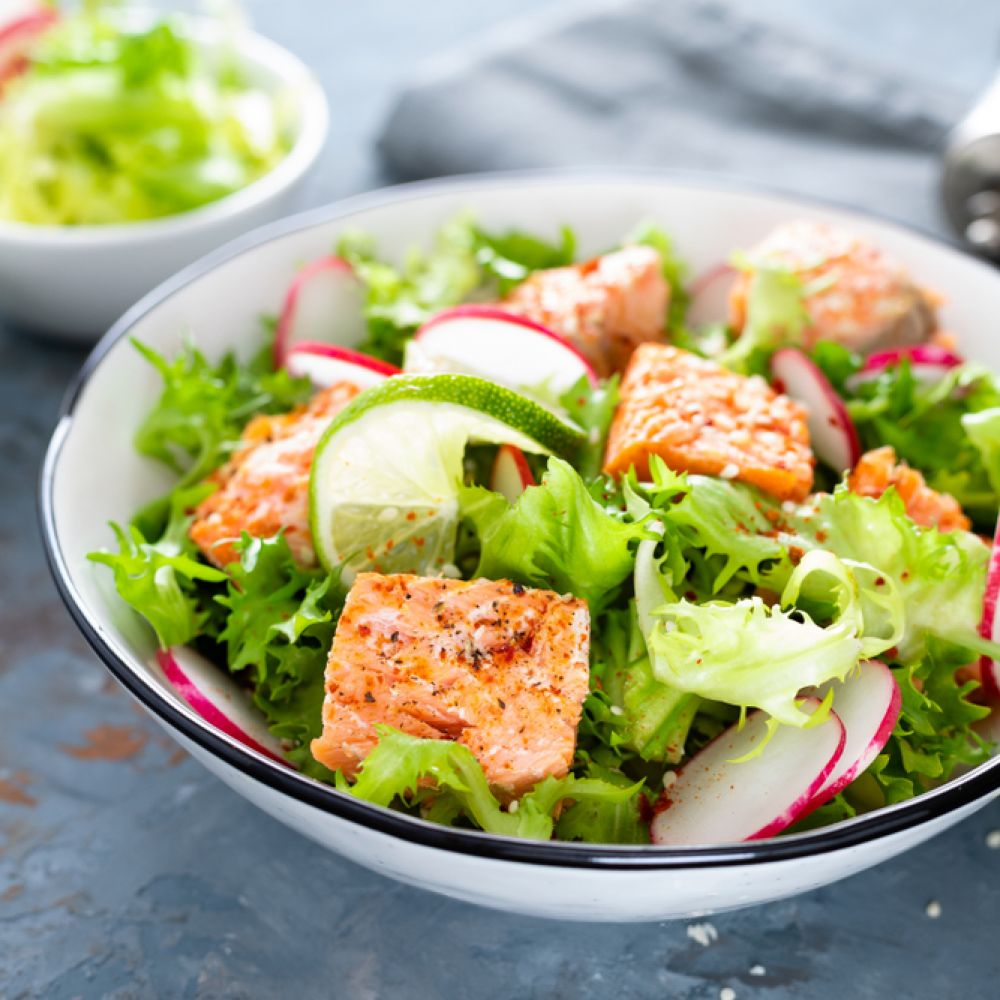 Sesame Salmon Salad