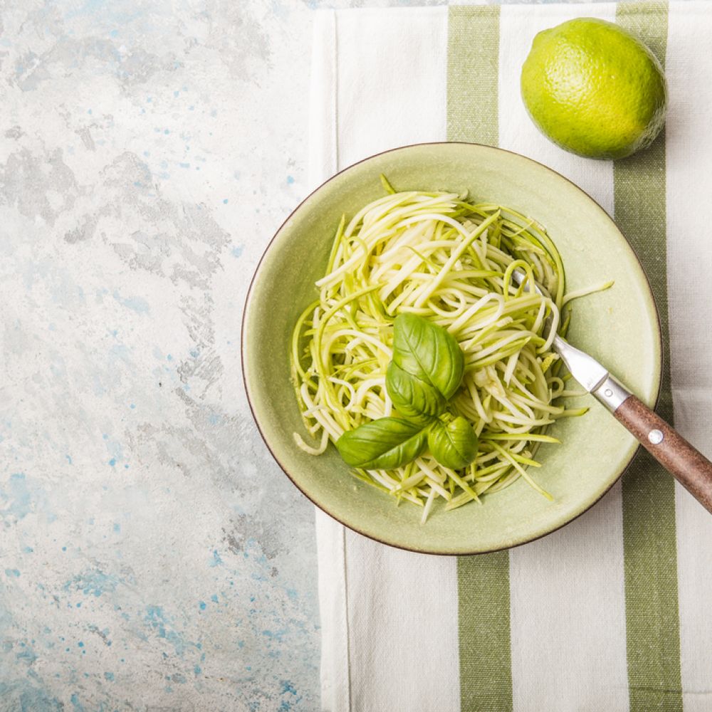 Garlic Parmesan Courgetti