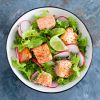 Sesame Salmon and Radish Salad