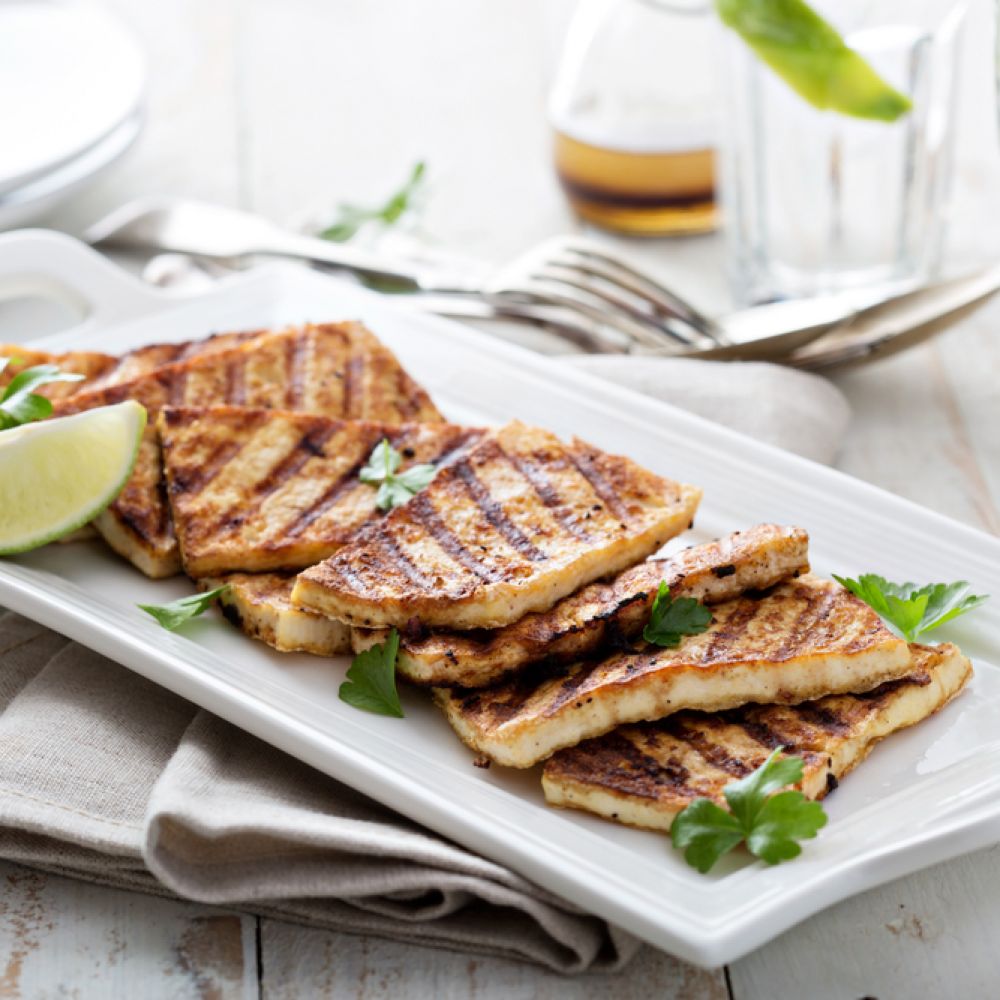 Coriander Lime Grilled Tofu