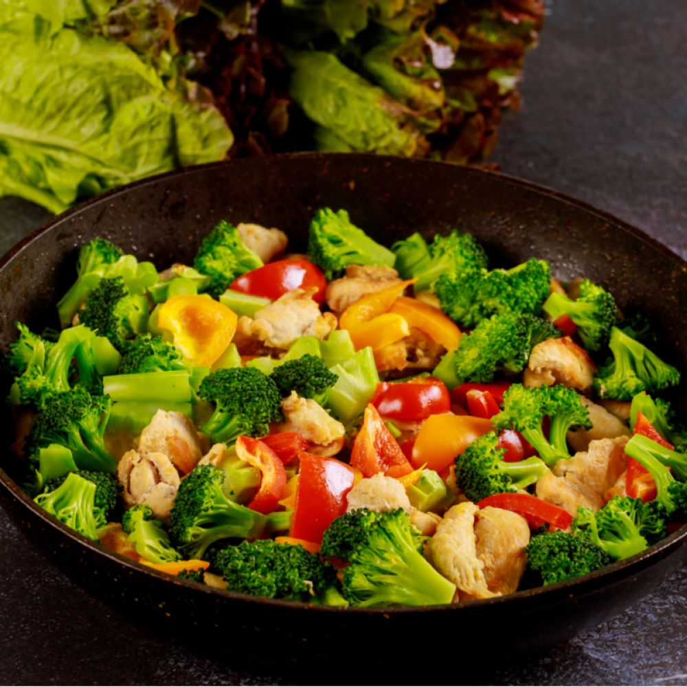 Chicken with Steamed Vegetables