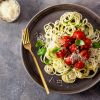 Chicken Meatballs with Courgette Noodles