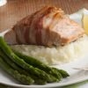 Bacon-Wrapped Salmon with Asparagus