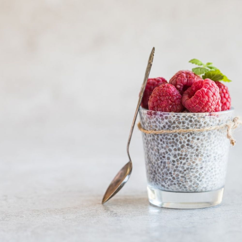 Raspberry Chia Pudding