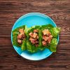 Crispy Tofu Lettuce Wraps