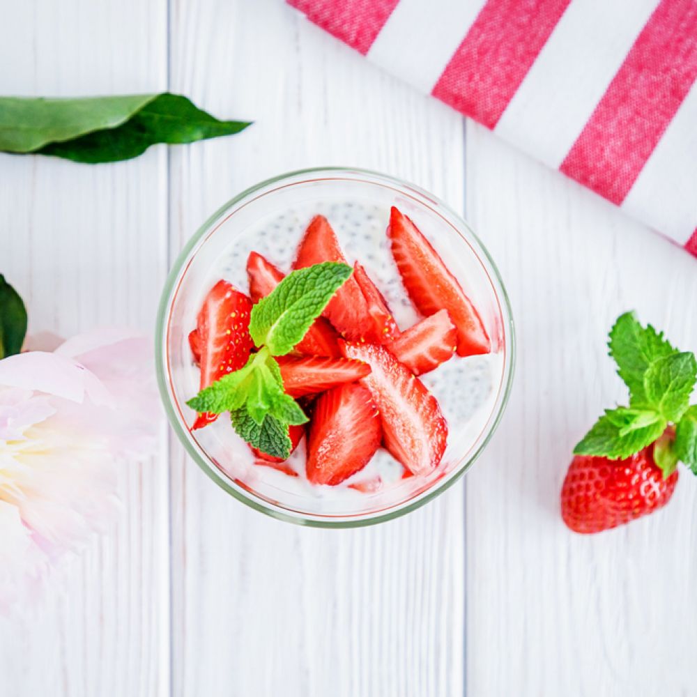 Yogurt with Mascarpone and Chia Seeds