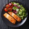 Sesame Salmon Fillet with Tomatoes