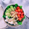 Vegetable Bowl with Tuna and Feta