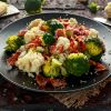 Bacon, Broccoli and Cauliflower Salad