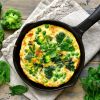 Omelet with Green Vegetables