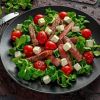 Beef Steak with Feta Salad