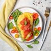 Omelette with Asparagus and Smoked Salmon