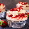 Strawberry Parfait with Whipped Cream