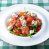 Salmon Feta Salad with Pumpkin Seeds