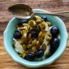 Mascarpone Yogurt with Blueberries and Seeds