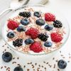 Yoghurt with Berries and Flaxseed