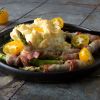 Scrambled Eggs with Asparagus and Bacon