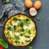 Omelette with Mozzarella Cheese and Vegetables