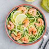 Garlic Shrimp with Courgette Noodles