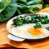 Fried Egg with Spinach