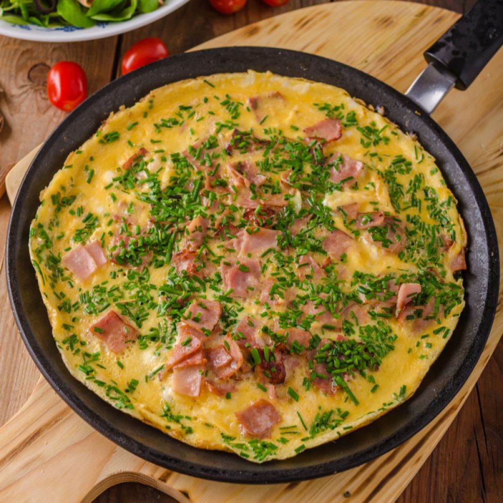 Ham and Egg Omelet