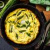 Omelet with Asparagus and Parmesan Cheese