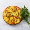 Omelette with Red Bell Pepper