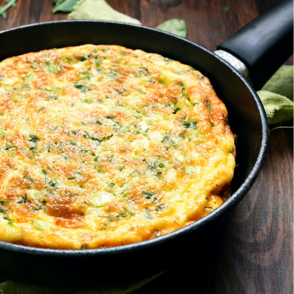 Kale and Bacon Frittata