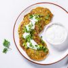 Courgette Pancakes with Parmesan Cheese