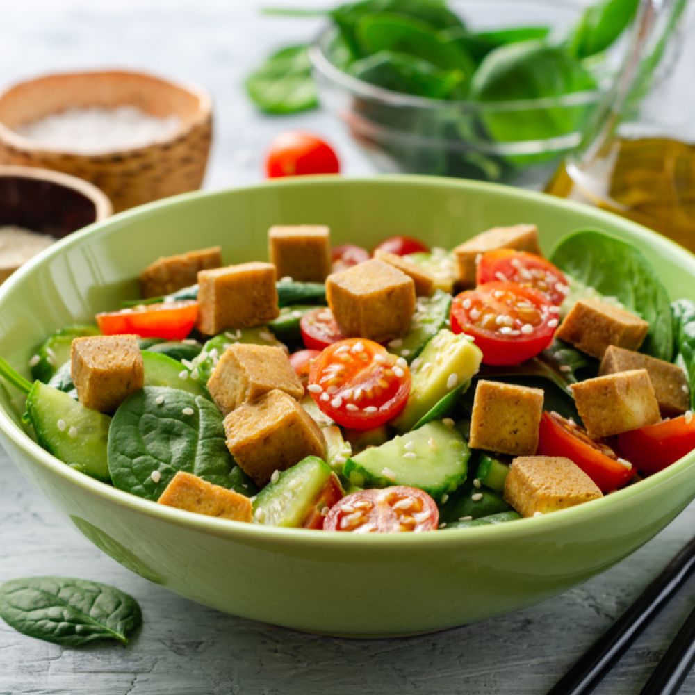 Crispy Tofu Salad