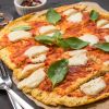 Cauliflower Pizza with Mozzarella Cheese